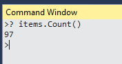 Linq debug code window