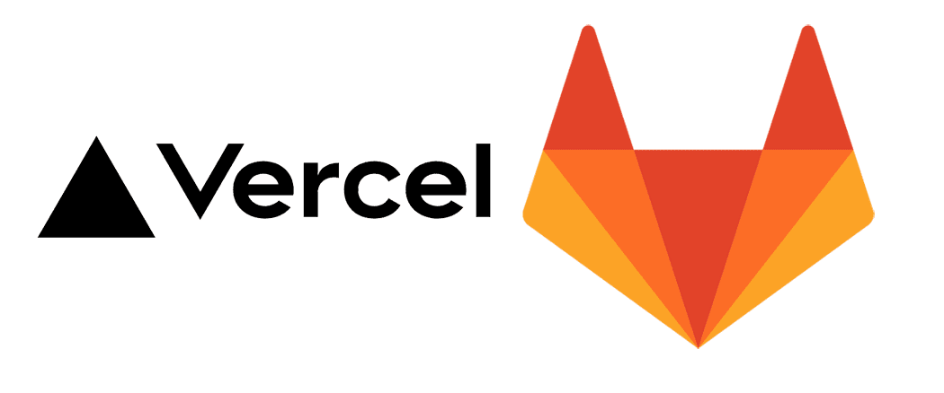Vercel and Gitlab logos